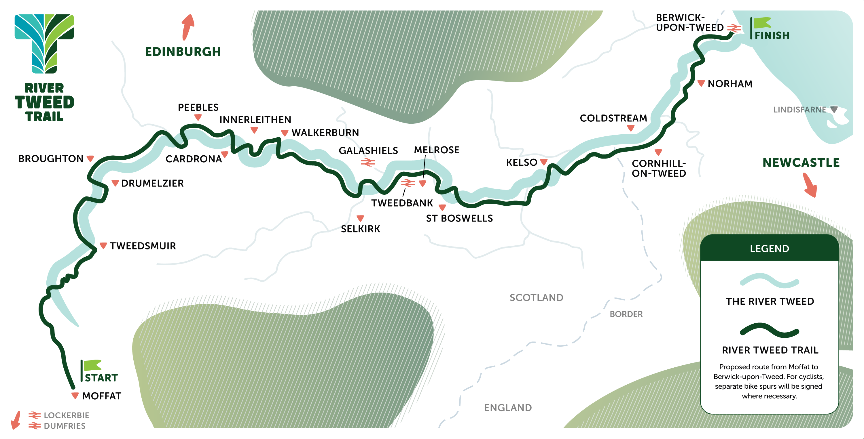 River Tweed Trail Walking and Cycling V9